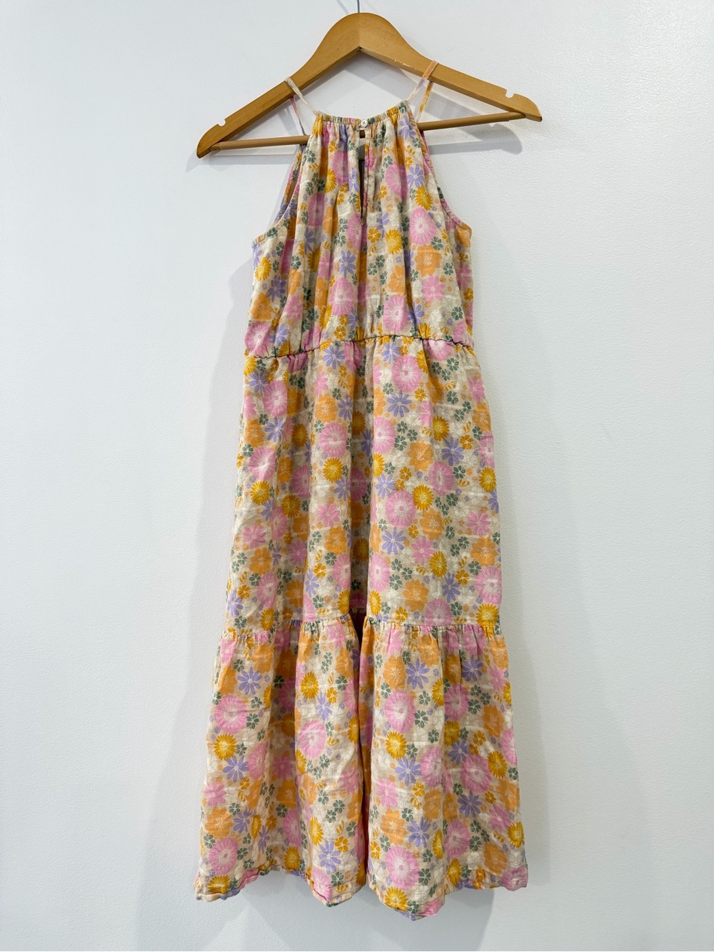 Wonder Nation Girls Cotton Floral Midi Dress XXL - Picture 6 of 8
